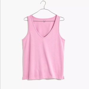 NWT Madewell Tomboy V-Neck Tank Top